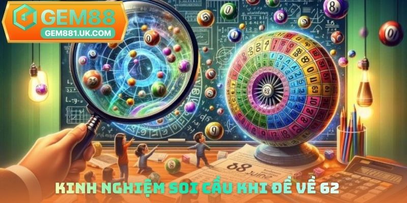 Kinh nghiệm soi cầu khi đề về 62