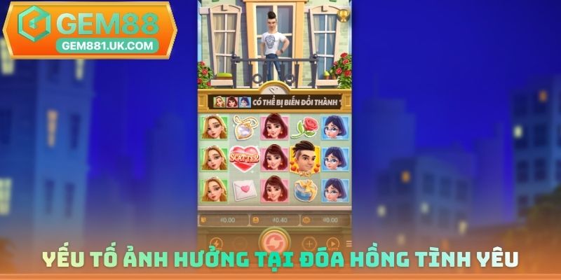 Yếu tố ảnh hưởng tại Đóa hồng tình yêu